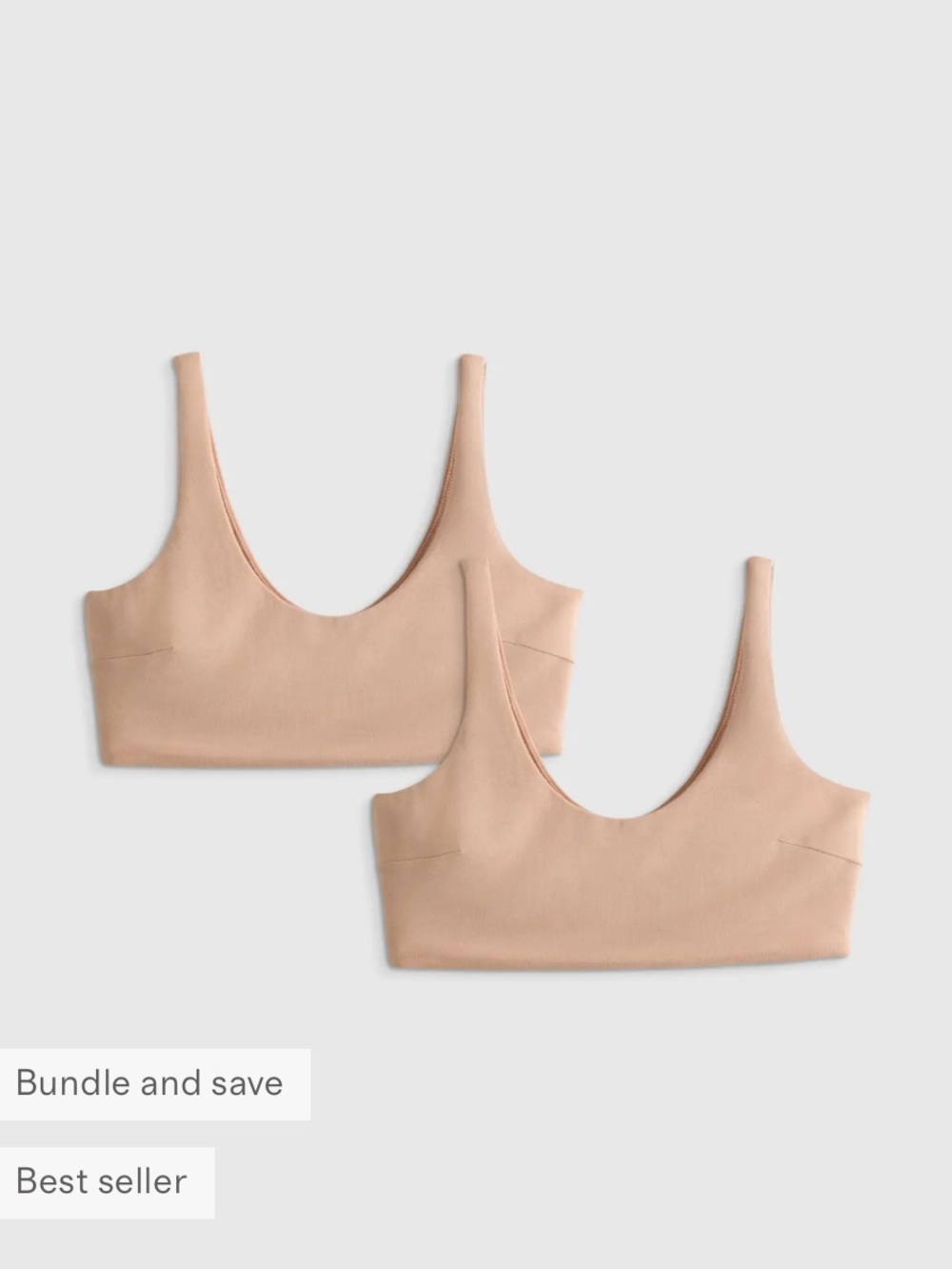 Quince Micromodal Maternity & Postpartum Bra 2-pack